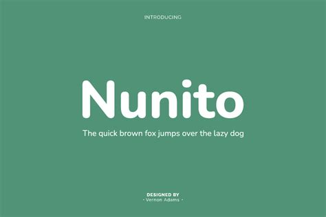 Nunito Font Free Download | FontSwan