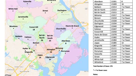 Baltimore County Zip Code Map - Map