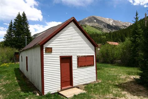 Log Cabin in the Rocky Mountains Stock Photo - Image of homesteading ...