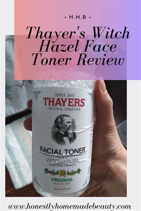 Thayer's Witch Hazel Face Toner • Sea Spray Cosmetics | Witch hazel face toner, Toner for face ...