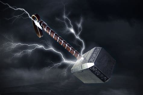 🔥 Download Thor S Hammer New Wallpaper HD by @bradleyschmitt | Thor 3D ...