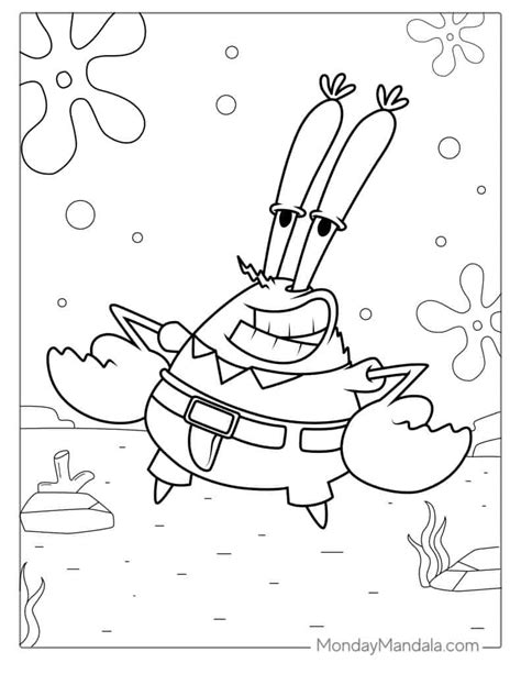 Krusty Krab Coloring Pages