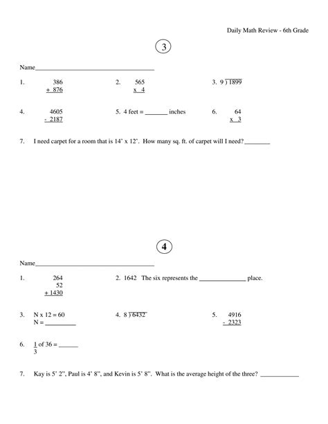 SOLUTION: Comprehensive 6th grade math questions and answers - Studypool