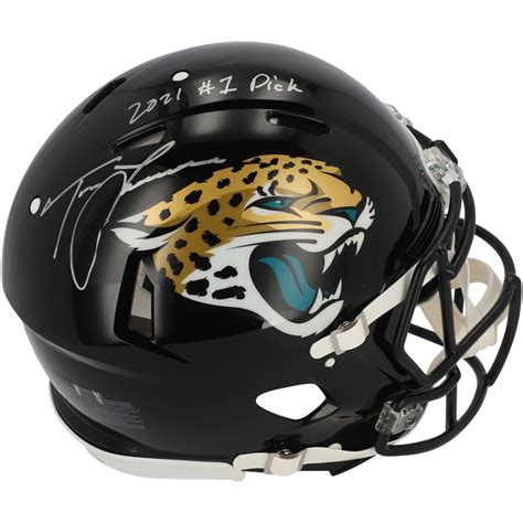 Trevor Lawrence Jacksonville Jaguars Autographed Riddell Speed ...