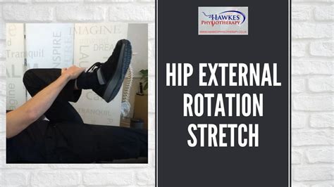 Hip External rotation stretch - Hawkes Physiotherapy