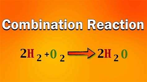 Combination Chemical Reaction Examples