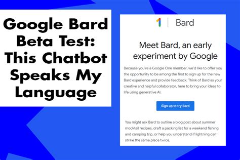 Google Bard Beta Test: This Chatbot Speaks My Language