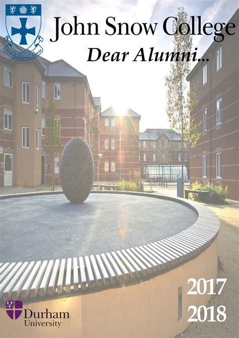 John Snow College Dear Alumni 2017 by John Snow College - Issuu