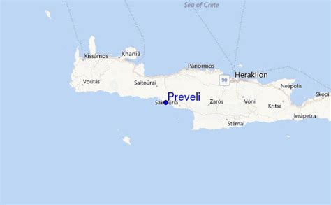 Preveli Previsiones de Olas e Boletín de Surf (Crete, Greece)