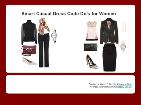 Smart casual dress code for women by etiquette tips