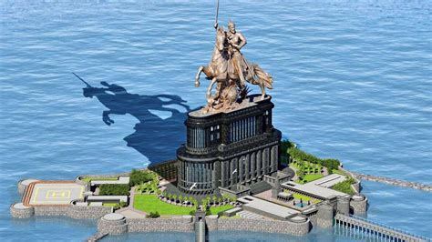 Shivaji Maharaj Statue Reflection On Water HD Shivaji Maharaj Wallpapers | HD Wallpapers | ID #60337