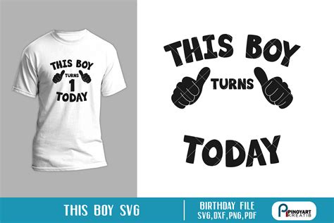 first birthday svg, 1st birthday svg, this boy turns one svg (104462 ...