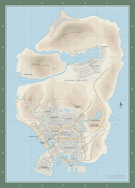 Gta V Printable Map Beautiful Gta 5 Map Dawnhack Games Printable Map ...