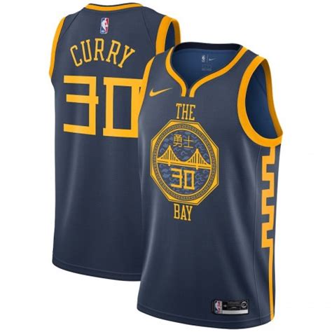 Stephen Curry 2018-19 Golden State Warriors City Edition Jersey