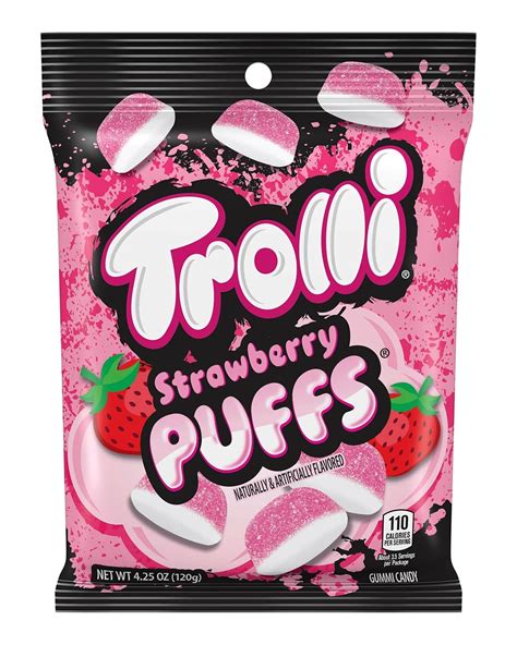 TROLLI - STRAWBERRY PUFFS(120G)