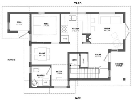 Laneway House Floor Plans - The Floors