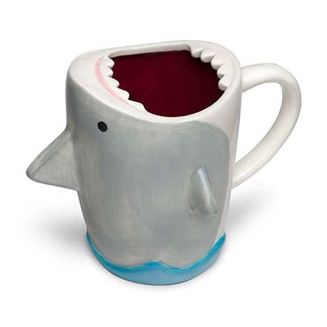 Shark Attach Ceramic Coffee Mug | Gadgetsin
