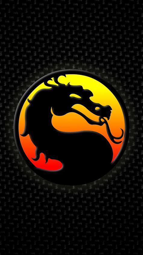 Mortal Kombat, carbon, logo, video game, HD phone wallpaper | Peakpx