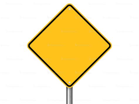 Blank Yellow Sign - ClipArt Best