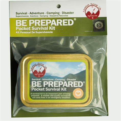 Be Prepared® Pocket Survival Kit - Adventure Pro Zone