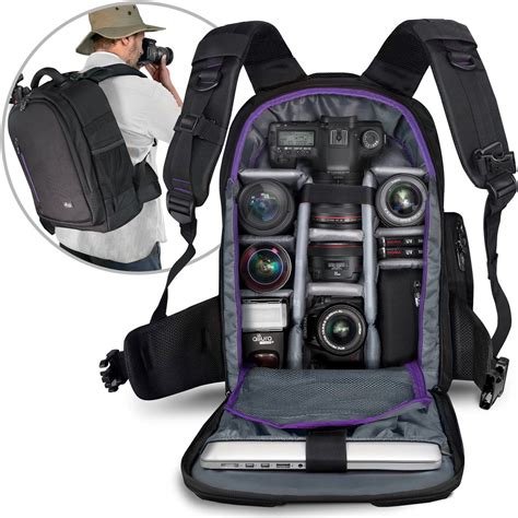 Amazon.com : DSLR Camera Backpack Bag by Altura Photo for Camera ...