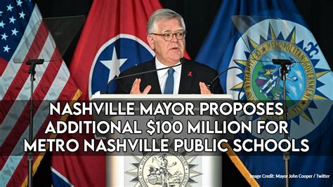 Nashville Mayor Proposes Additional $100 Million For Metro Public ...