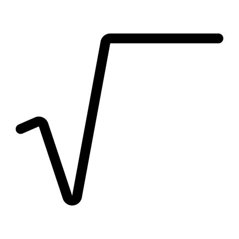 Square-root icon. Free download transparent .PNG | Creazilla