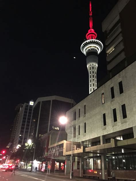 Auckland...Sky Tower | Auckland city, Night city, Night aesthetic