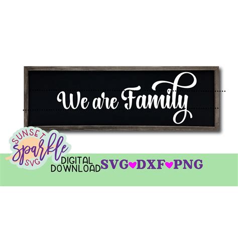 Family Svg We Are Family Svg Home Svg Files - Etsy