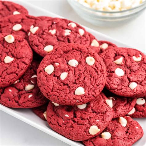 Red Velvet Cake Mix Cookies (Easy 5 Ingredient Recipe!)