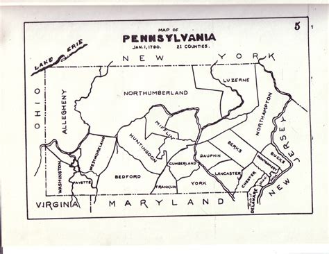 Pennsylvania Counties Historical Maps