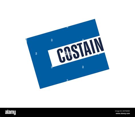 Costain Group, rotated logo, white background Stock Photo - Alamy