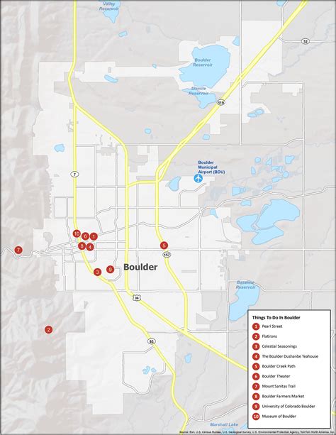 Boulder Colorado Map - GIS Geography