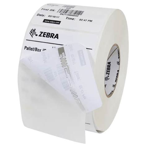 10026627 - Zebra 4 x 6 Thermal Transfer RFID Label