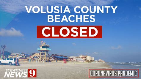 Volusia County beaches to close at midnight