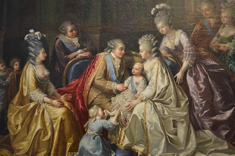 Louis XVI and Marie Antoinette, surrounded by the royal family. | Marie antoinette, Marie ...