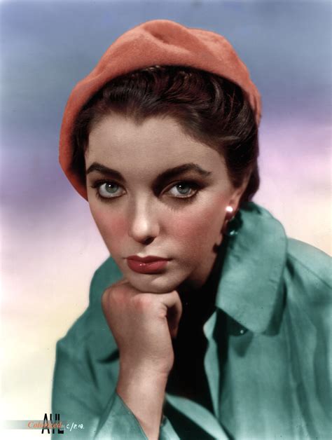 Young Joan Collins, ca mid 1950s : r/Colorization