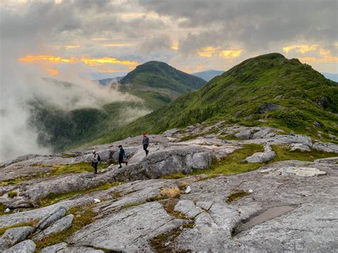 Evening hike up Dude Mountain, Ketchikan, AK, USA. : hiking