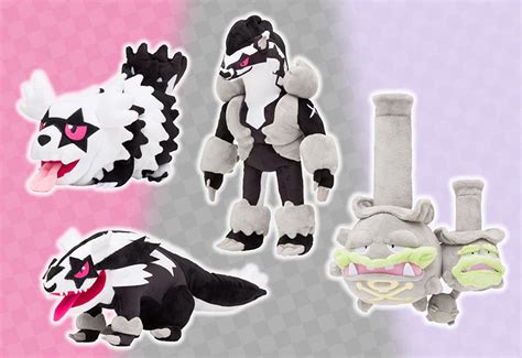 Pokémon Center Galarian Zigzagoon, Linoone, Weezing, And Obstagoon ...