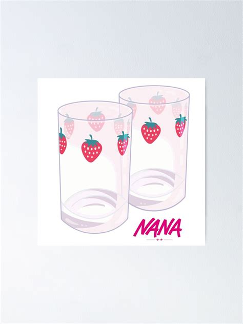 "Nana - Strawberry glasses" Poster for Sale by Lani89 | Redbubble