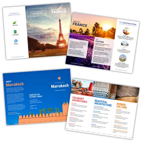 Travel Guide Brochure Template