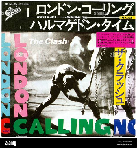 The Clash,London Calling - Classic vintage vinyl album Stock Photo - Alamy