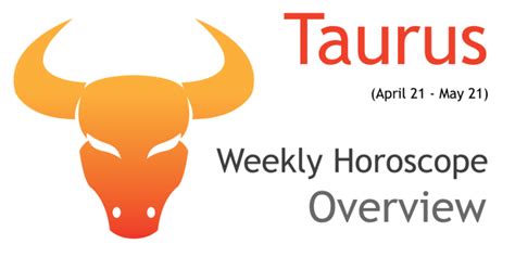 Weekly Horoscope For Taurus