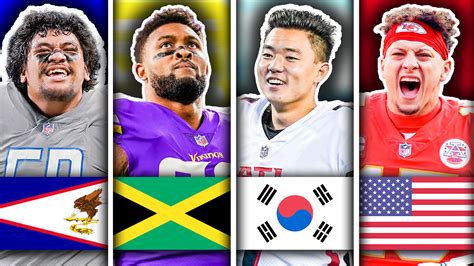 The BEST NFL Player from Each Country In 2023