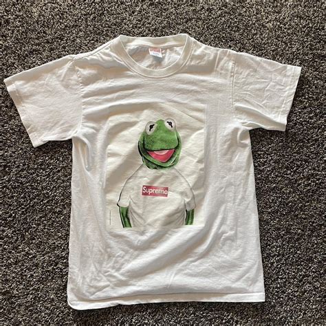 Supreme Kermit the Frog shirt Fits like a small Yk... - Depop