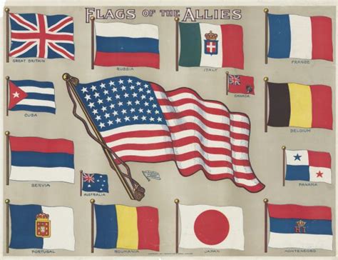 Flags of the Allies | Poster | Wisconsin Historical Society