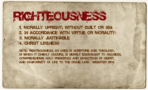 Righteousness Quotes. QuotesGram