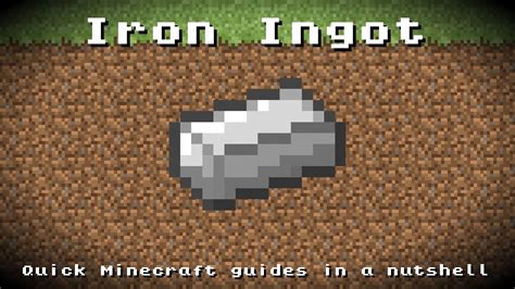 Minecraft - Iron Ingot! Recipe, Item ID, Information! *Up to date!* - YouTube