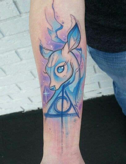 Doe Patronus and Deathly Hallows Tattoo Idea | Harry potter tattoos ...