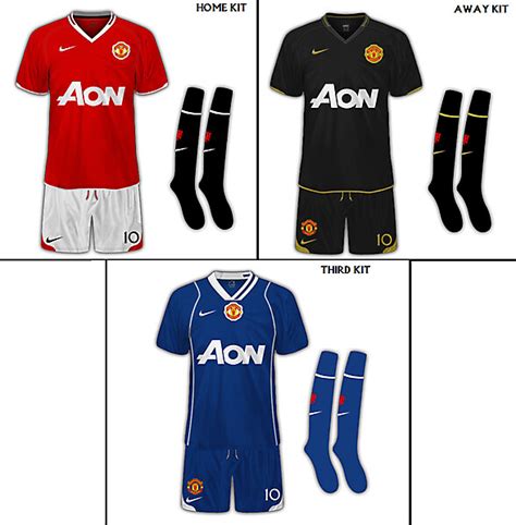 Manchester United Full Set Of Fantasy Kits